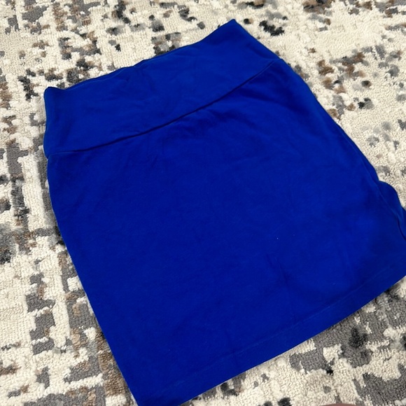 Blue Mini Skirt - Picture 1 of 4